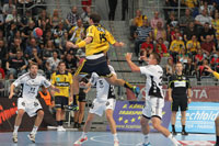 Michael M�ller beeindruckte bei den L�wen mit sieben Treffern.