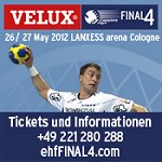Alle Informationen zum "Final4" in der Champions League und zum Ticketverkauf finden Sie auf  www.ehffinal4.com.