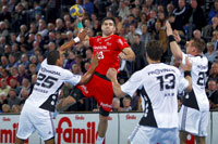 Die Kieler Deckung pr�sentierte sich �ber weite Strecken erneut stark.