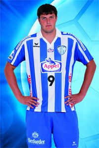 Mait Patrail ist mit 35/2 Treffern bislang bester Sch�tze beim TBV.