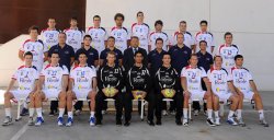 Der Kader von Ademar Leon,  zu Gast in der Sparkassen-Arena-Kiel am 19. Februar.