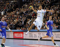 Daniel Narcisse war gegen Szeged dreimal erfolgreich.