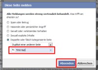Klickt auf "Absenden".