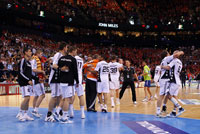 Geschafft: Der THW Kiel steht erneut im Endspiel um den DHB-Pokal.