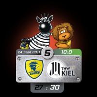 24.09.2011: Rhein-Neckar-L�wen - THW Kiel: 27:30