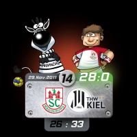29.11.2011: SC Magdeburg - THW Kiel: 26:33