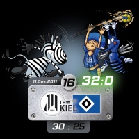 11.12.2011: THW Kiel - HSV Hamburg: 30:25