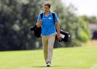 Marcus Ahlm spielte eine entspannte Golf-Runde.