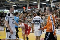 Rote Karte: Thierry Omeyer musste nach 19 Minuten vom Feld.