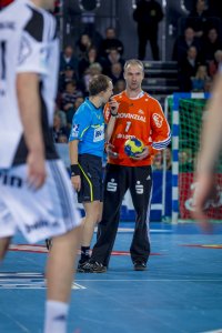 Thierry Omeyer �berzeugte mit 17 Paraden.