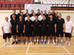 Das Team von HCM Constanta, Gegner des THW in der  Gruppenphase der Champions League.