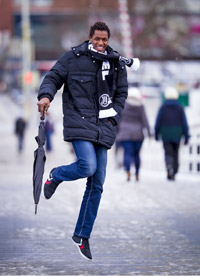 Auf dem Sprung nach oben.