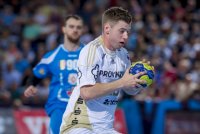 Niclas Ekberg (hier ein Bild aus dem Hinspiel) erzielte in Rum�nien 6/5 Tore.