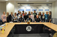 Wael Jallouz, Andreas Palicka und Patrick Wiencek standen den Zisch-Reportern Rede und Antwort.