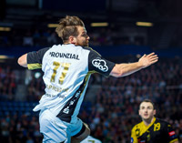 Christian Sprenger spielte �ber die gesamten 60 Minuten und erzielte vier Treffer.