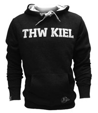 Der graue Kapuzensweater.