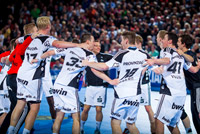 Kieler Jubelkreis: Als Tabellenf�hrer gehen die "Zebras" ins neue Kalenderjahr.