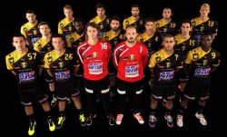 Das Team von US Dunkerque, Gegner des THW in der  Gruppenphase der Champions League.