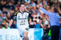 Dominik Klein �berragte mit acht Treffern und zeigte auch St�rken als Spielmacher.