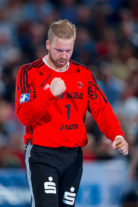 Johan Sj�strand avancierte zum starken R�ckhalt.