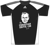 Die Vorderseite des Christian-Zeitz-Fantrikots.