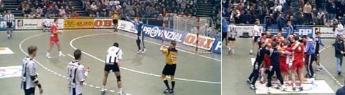 [Bild: 60. Minute: Jovanovic gegen Geerken - TUSEM jubelt