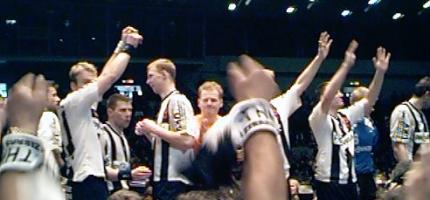 [Bild: Die Zebras bei der Ehrung]