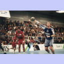 Nikolaj Jacobsen - seine erste Bundesliga-Saison - bei Bayer Dormagen.