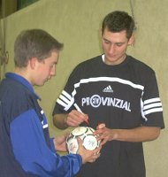 Florian Wisotzki - Autogramme schon begehrt.