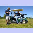 Golfturnier 2003: Nikolaj Jacobsen und Stefan L�vgren.