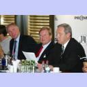 Saisoner�ffnungspressekonferenz 2005: Uwe Schwenker, Roland Reime und Noka Serdarusic.