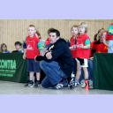 Stefan L�vgren  macht sich in seiner Freizeit f�r den Nachwuchs stark: als Trainer der Minis (6 bis 8 Jahre) des TSV Melsdorf.