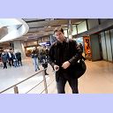 Bruno Martini auf dem Hamburger Flughafen.