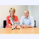 Das THW-F�hrungsduo Sabine Holdorf-Schust und Uli Derad.