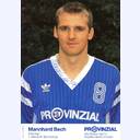 Autogrammkarte Mannhard Bech 1992/1993.