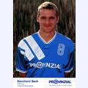 Autogrammkarte Mannhard Bech 1994/1995.