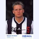 Autogrammkarte Nikolaj Bredahl Jacobsen 1998/99.