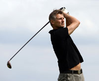 Peter Gentzel bewies beim Saisonauftakt in Hohwacht, dass er auch mit dem Golfball hervorragend umgehen kann.