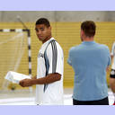 Daniel Narcisse beim ersten Training.