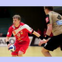 EM 2008: GER-ISL: Gudjon Valur Sigurdsson.