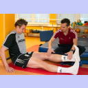 Filip Jicha in der Reha.