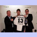 Fredrik Larsson, Uwe Schwenker und Markus H�ssmann (Freenet).