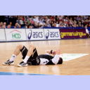 Nikola Karabatic am Boden.