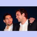 Die Mannschaft auf der B�hne.