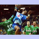 Finale: Magdeburg - San Antonio: Richardson setzt sich durch.