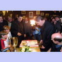 EHF-Pokal-Finale 2002, R�ckspiel: Empfang am Vereinsheim.