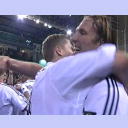 THW wird in Flensburg Meister: Jubel nach dem Abpfiff.