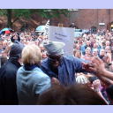 Meisterfeier 2002: Jubel um die Mannschaft.