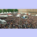 Meisterfeier 2002: 20000 Fans feiern die Mannschaft.