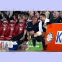 Bjerre verletzte sich gegen Flensburg am Knie.